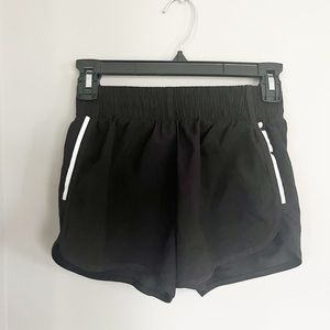Athletic black girls shorts size large 10 to 12